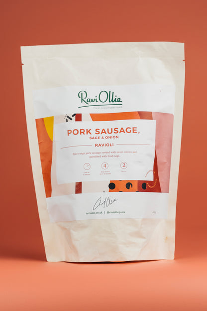 Free-range Pork Sausage, Sage and Onion (400g)(Serves 2)