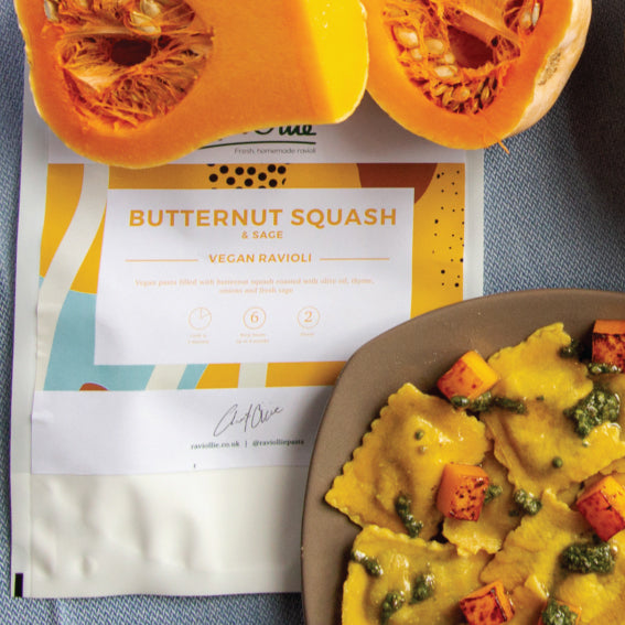 Vegan Butternut Squash & Sage Ravioli (400g)