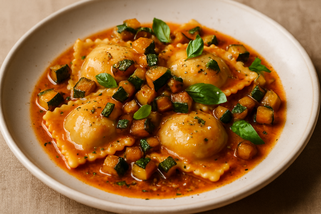 Diced Courgette & Basil Show-Stopping Sauce