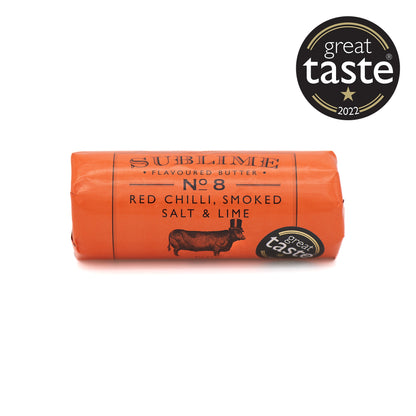 No. 8 — Red Chilli, Smoked Salt & Lime Butter (90g)