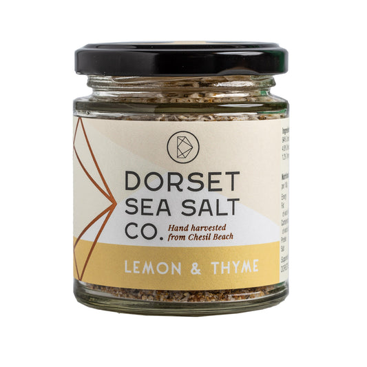 Lemon & Thyme infused Dorset Sea Salt 100g