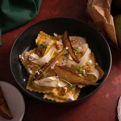 Caramelised Pears & Somerset Goats Cheese (2kg)(14 Main Size Portions)