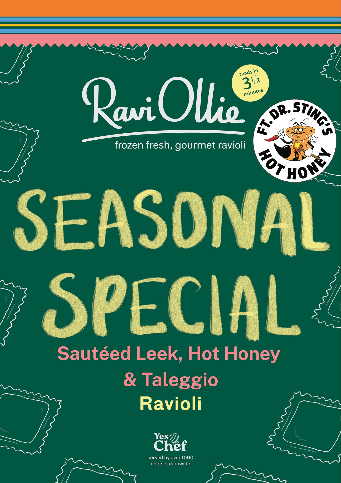 Sautéed Leek, Hot Honey  & Taleggio (350g)(A Proper Portion For 2)