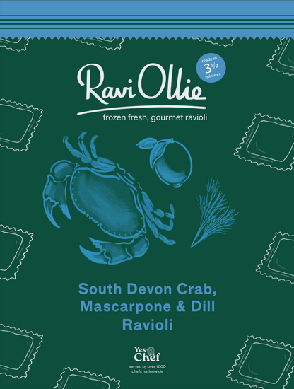South Devon Crab, Mascarpone & Dill Ravioli (350g)(A Proper Portion For 2)