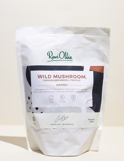 Wild Mushroom & Truffle Ravioli (400g)(Serves 2)